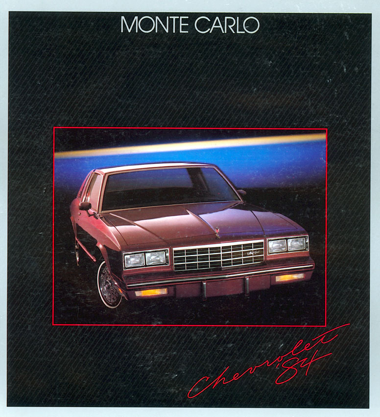 1984 Chevrolet Monte Carlo Brochure Page 1